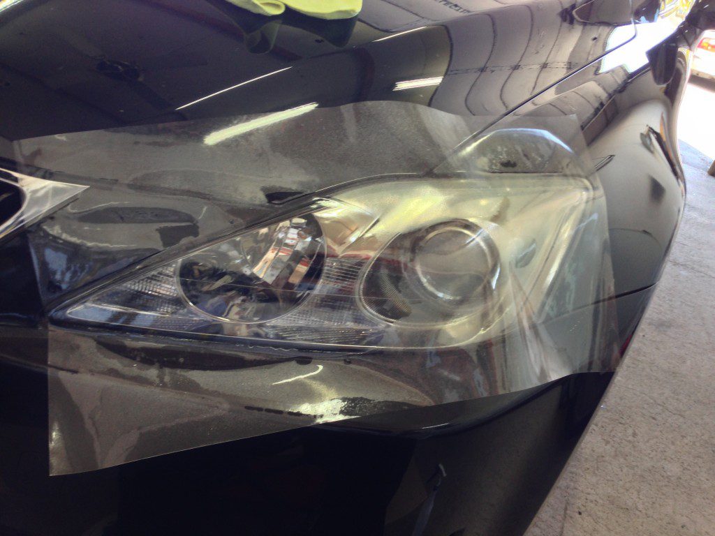 Headlight Protection Film Before