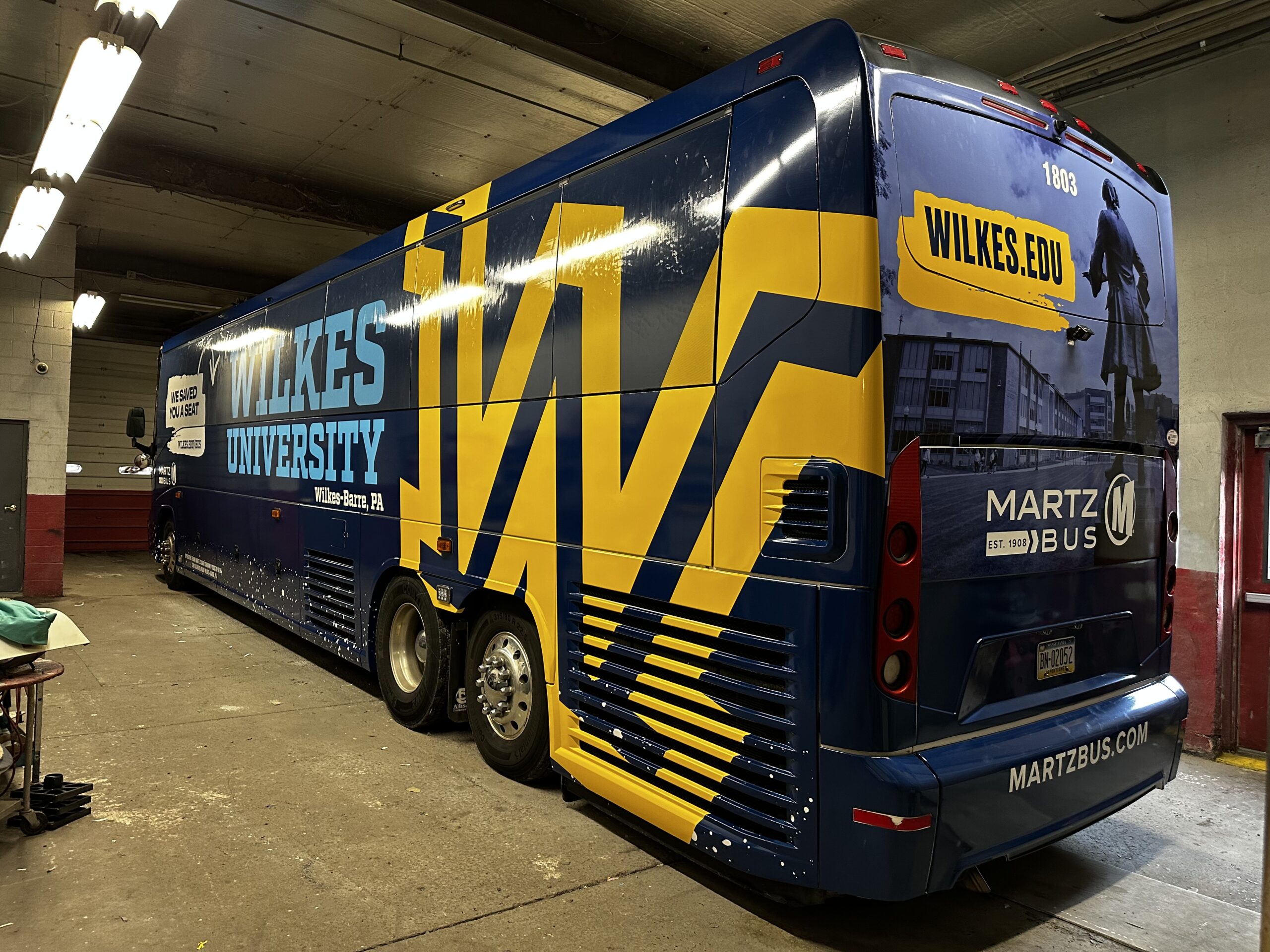 Wilkes University Bus Wrap